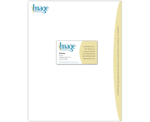 Corporate identity design for Image Orthopedic Lab