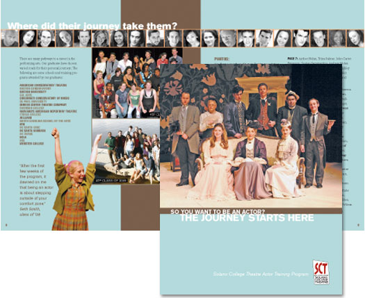 Solano College Theatre's Actor Training Program brochure