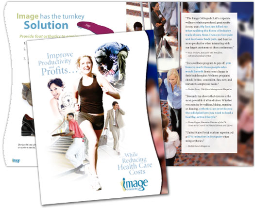 Image Orthopedic Lab corporate wellness brochure