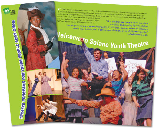 Solano Youth Theatre season brochure