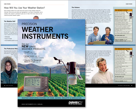 Davis Instruments weather catalog