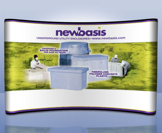 Trade show display for NewBasis