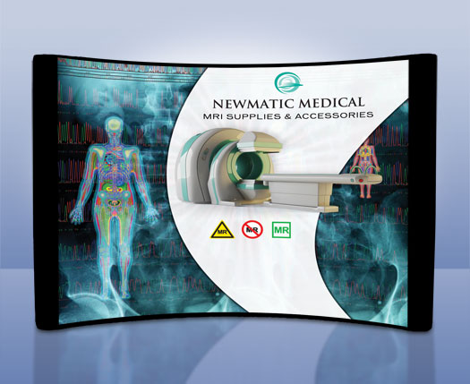 Back wall display for Newmatic Medical