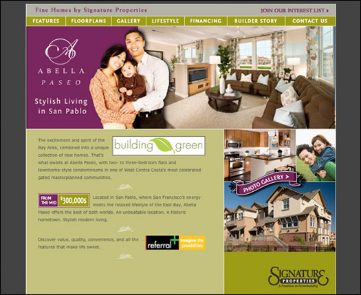 Abella Paseo web site