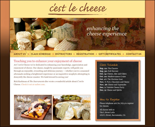 C'est le Cheese web site